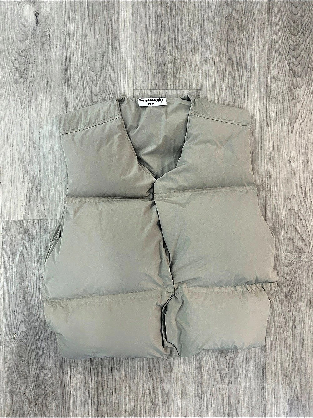 FREESTYLEWILDER Puffer Vest in Gray Size 3 Like New